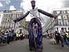 Karneval v londýnské tvrti Notting Hill.