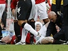 Zranný Wayne Rooney