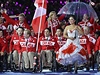 Zahájení paralympiády na Olympijském stadion v Londýn. Výprava Kanady