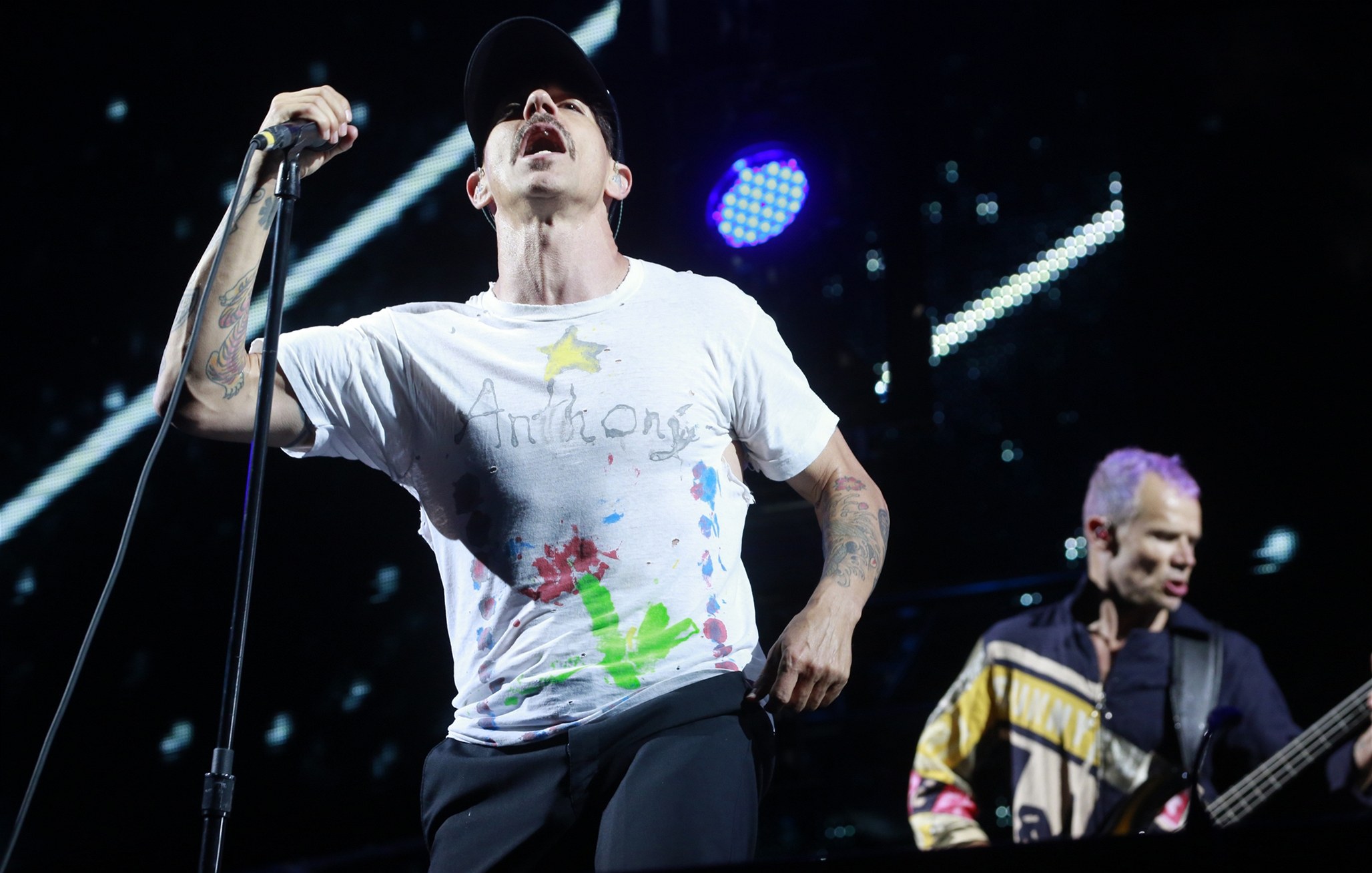 Red Hot Chili Peppers v Praze v roce 2012