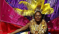 Tradi�ní karneval v Notting Hill se po�ádá na tzv. Rodinný den.