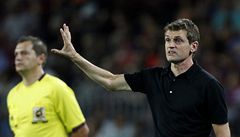 Barcelona pila o trenra. Vilanova kvli rakovin odstoupil