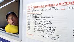 Lance Armstrong na dopingové kontrole