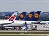 Letadla spolenosti Lufthansa.