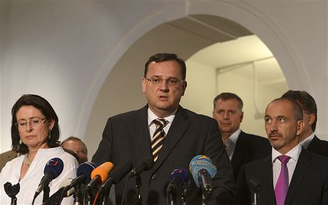 Petr Neas na brífinku ODS po hlasování o daovém balíku