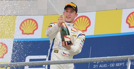 Josef Král vyhrál závod GP2 v belgickém SPA.