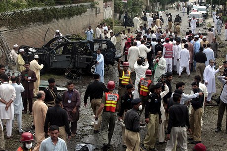 Sebevražedný pumový útok na severozápadě Pákistánu