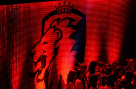 Utkání KHL Lev Praha - Dinamo Riga - fanouci