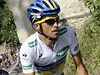 Alberto Contador bhem závodu Vuelta