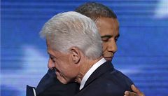 Bill Clinton horlil pro Obamu, hájil ho tém 50 minut.