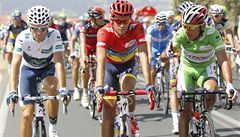 Vuelta, uprostřed Alberto Contador