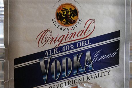 Vodka likrky Drak, ped kterou varuje policie