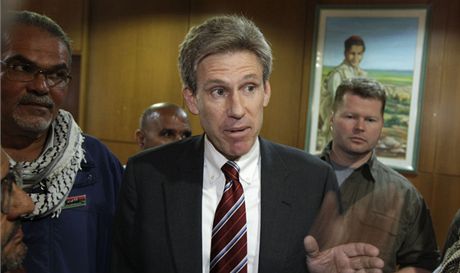 Americký velvyslanec v Libyi Chris Stevens na snímku z roku 2011