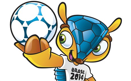 Pásovec, maskot fotbalového mistrovství svta 2014 v Brazílii
