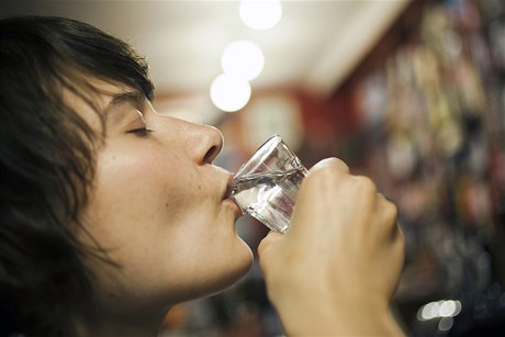 Žena s alkoholem (ilustrační foto)