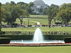 Pohled na zahradu Bílého domu