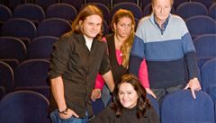 Radoslav Brzobohatý s rodinou v roce 2007