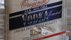 Pozor na vodku a tuzemk Likrky Drak, varuje policie