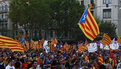 Do ulic údajně vyšlo až 2 miliony Katalánců. | na serveru Lidovky.cz | aktuální zprávy
