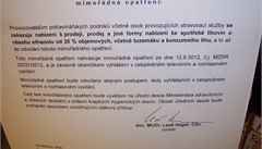 Výv�ska z Billy Plze�ská ulici v Beroun�