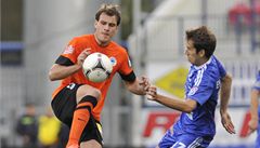 Tomá� Ho�ava (vpravo) z Olomouce a Michael Rabu�ic z Liberce