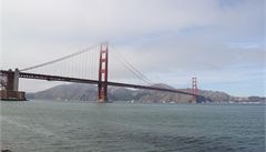 Pohled na Golden Gate Bridge.