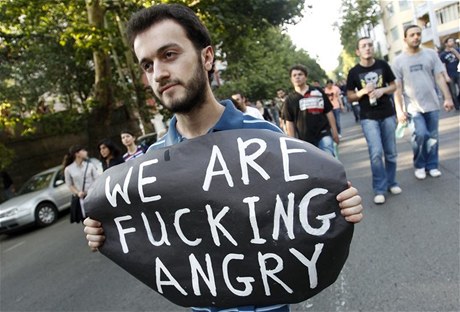 Studenti protestovali v ulicích Tbilisi 