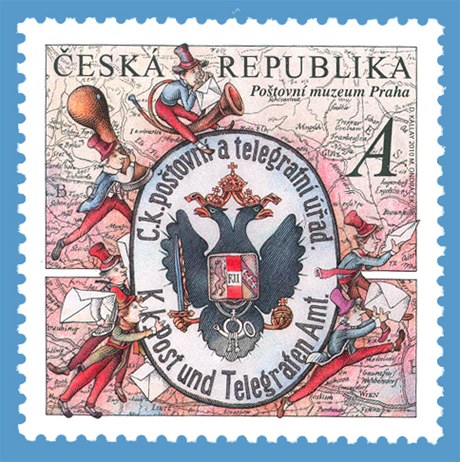 Nejkrásnější známka světa je z Česka. Její název je Poštovní muzeum.