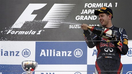 Němec Sebastian Vettel ze stáje Red Bull vyhrál Velkou cenu Japonska vozů formule 1