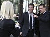 Premiér Dmitry Medvedev a zakladatel Facebooku Mark Zuckerberg se seli v Moskv. 