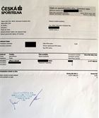 Výpis z účtu primátora Bohuslava Svobody, který ilustruje splacení téměř 3,5milionové hypotéky.