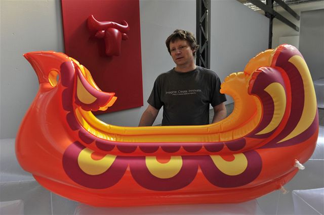 Petr Nikl v brn�nské Wannieck Gallery