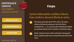 Krok 1: Zadejte certifikaci lahve v levm menu.