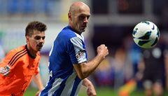 Zleva Jan Navrátil ze Sigmy Olomouc a Petr Johana z Mladé Boleslavi