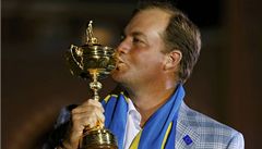 Golfista Hanson s Ryder Cupem.