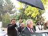 Prezident Václav Klaus pi senátních volbách 