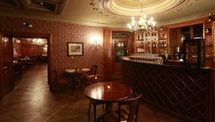 Ineriér restaurace Chateau St. Havel v Praze.