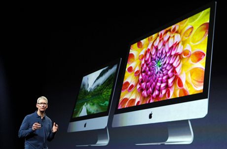 éf Applu Tim Cook prezentuje i novou verzi stolního iMacu