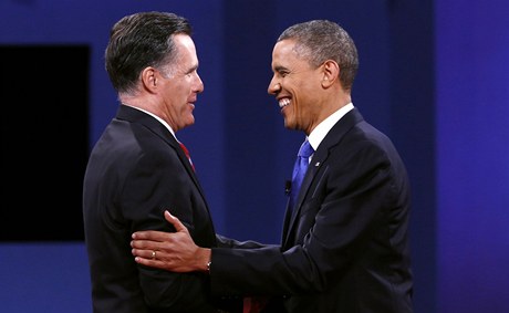 Mitt Romney a Barack Obama 