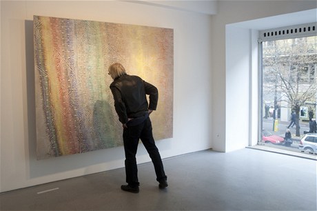 Výstava Vladimíra Kokolii ve pálov galerii v Praze, listopad 2011 
