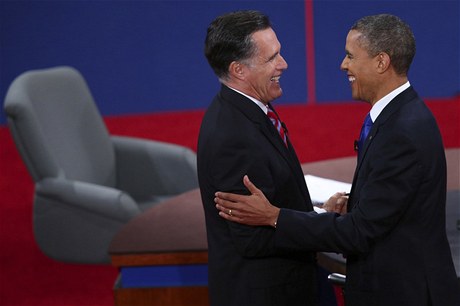 Mitt Romney a Barack Obama