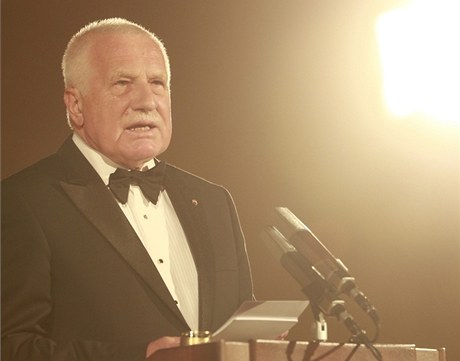 Václav Klaus pi projevu k výroí vzniku republiky