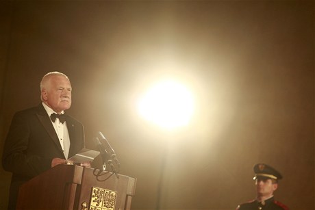 Václav Klaus pi projevu k výroí republiky