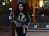 Majitelka vietnamského bistra Red Hot Chilli Naty Trinh ped svým podnikem.