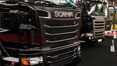 Slab poptvka trp vrobce nkladnch aut Scania