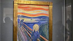 Munchův Výkřik vystavený v New Yorku