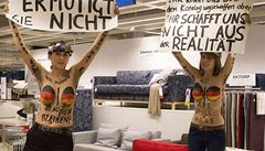 Ikea natvala aktivistky z Femen. Pily tam polonah protestovat