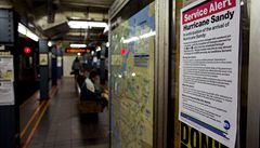 New York zastavil metro. Amerika se boj velk boue