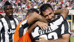 Hrá�i Juventusu oslavují branku