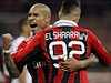 Radost fotbalist AC Milán Stephana El Shaarawyho a Nigela De Jonga